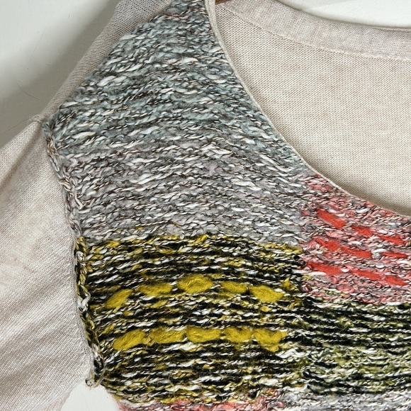ANTHROPOLOGIE MOTH Multi-Color Knit Cashmere Blend Sweater Size Medium - Picture 6 of 16